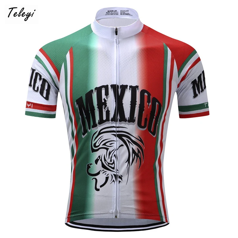 

Mexico 2019 Cycling Clothing Summer mtb Cycling Jersey Shirt Ropa Ciclismo Breathable Bike Jersey Bicycle Sportswear Ciclismo