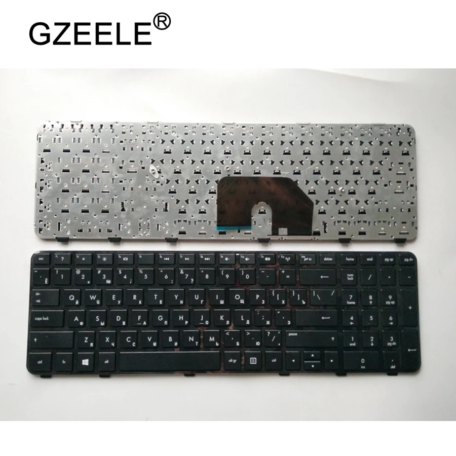 GZEELE Русская клавиатура для ноутбука hp павильон DV6-6000 DV6-6100 DV6-6200 DV6-6b00 dv6-6c00 DV6 RU Макет черный