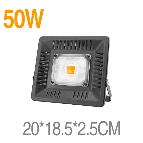50W Светодиодный прожектор светильник полный спектр аквариум лампа для выращивания растений с питанием от источника 150W 100W 50W Водонепроницаемый Крытый посадки Лампа 220V 110V растет светильник для парниковых высева - Испускаемый цвет: 50W