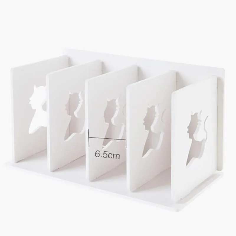 

DIY wooden Book holder stand desktop finishing shelf storage rack desk organizer Stationery home office supplies
