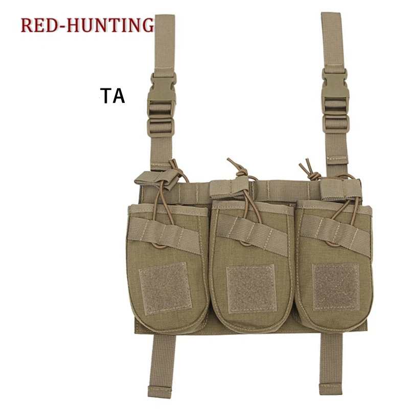 Новый военный тактический Молл отличный Открытый Топ журнал тройной AK Mag