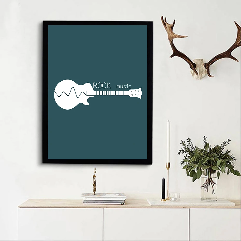 Креативная Настенная картина Gohipang с изображением музыкальной студии