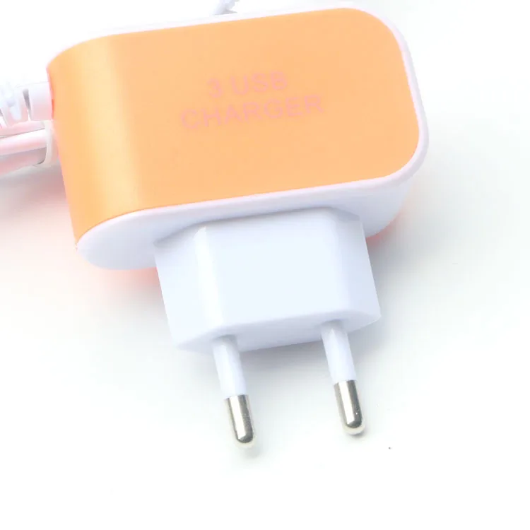 Usb-телефон Зарядное устройство 5V 3A для путешествий на мобильный телефон Зарядное устройство адаптер ЕС розетка универсального Зарядное устройство для iphone samsung Galaxy S8