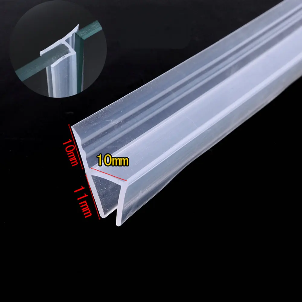 Стеклянные уплотнения бескаркасная уплотнительная лента для душа двери окна