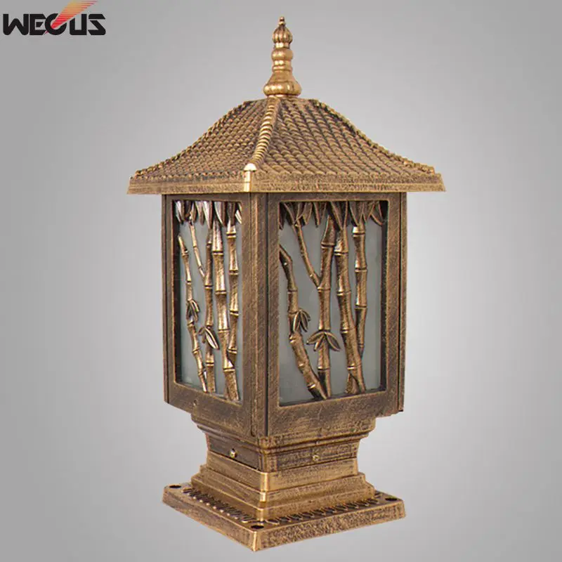 Открытый столб лампа Европейская вилла двор ворота светильник