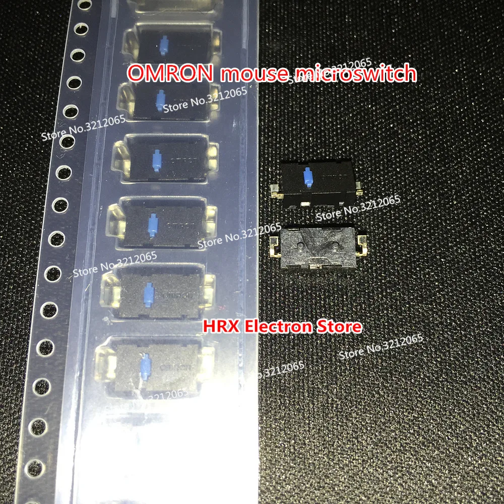 Omron 2 контактная синяя/белая точка мышь микропереключатель фотоэлемент для
