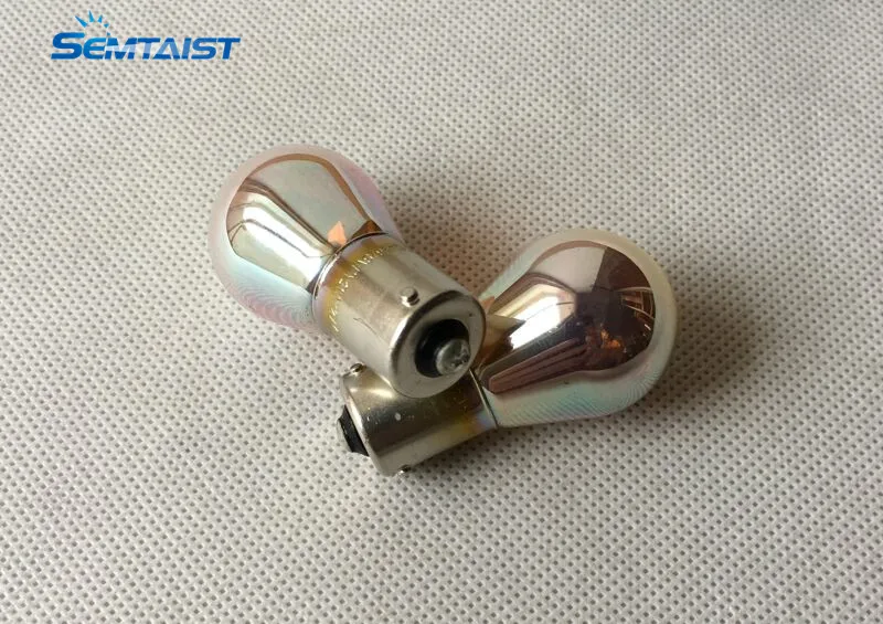 2 х подлинный OEM PH 12V PY21W серебряное видение поворотного сигнала галогенные лампы BAU15S(б/у