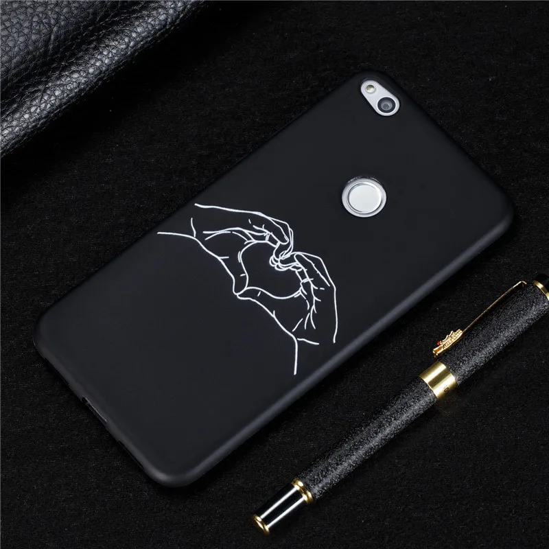 Huawei P8 Lite Case Huawei P9 Lite Case Silicon Soft TPU Back Cover on for Huawei Honor 8 Lite P9Lite P8Lite P 9 Coque
