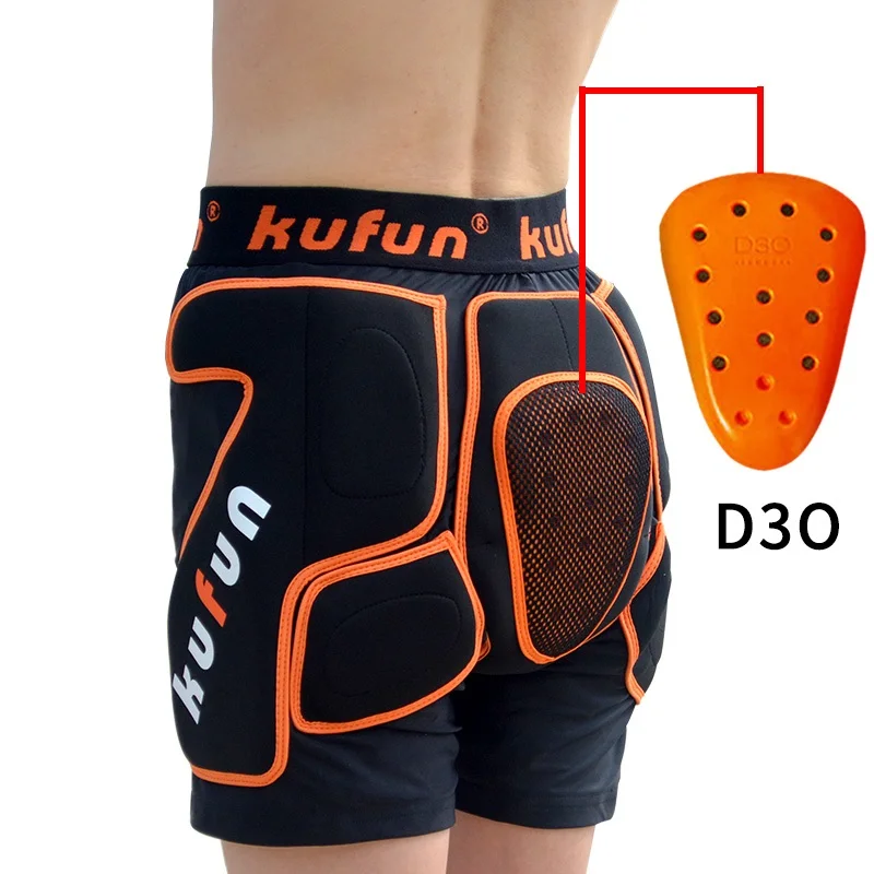 KUFUN D3O мягкие шорты для детей, взрослых, лыжный Longboarding, горные сноуборды, скейтборды, роликовые коньки, защитное снаряжение