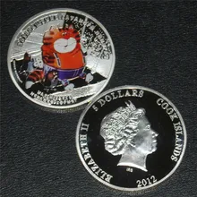 Бесплатная доставка серебряная монета 6 шт./лот 2012 г. королева