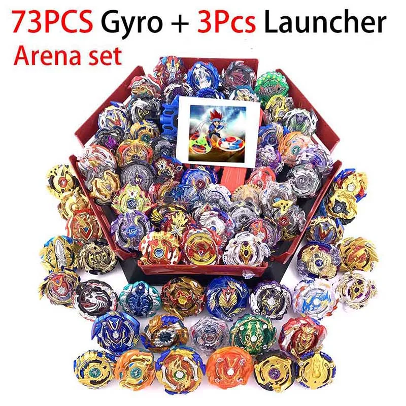 Костюм Beyblade Burst Toys B-127 B-117 B-115 bables Bayblade arena Toupie Металл Fusion Бог Прядильный механизм игрушка бейблэйд - Цвет: 40-ZDP-76PCS