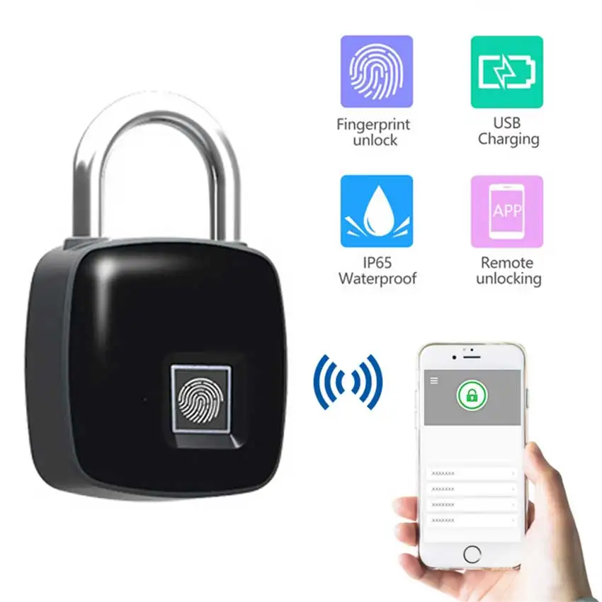 Bluetooth блокировка отпечатков пальцев Умный Замок porta дверной замок электронный