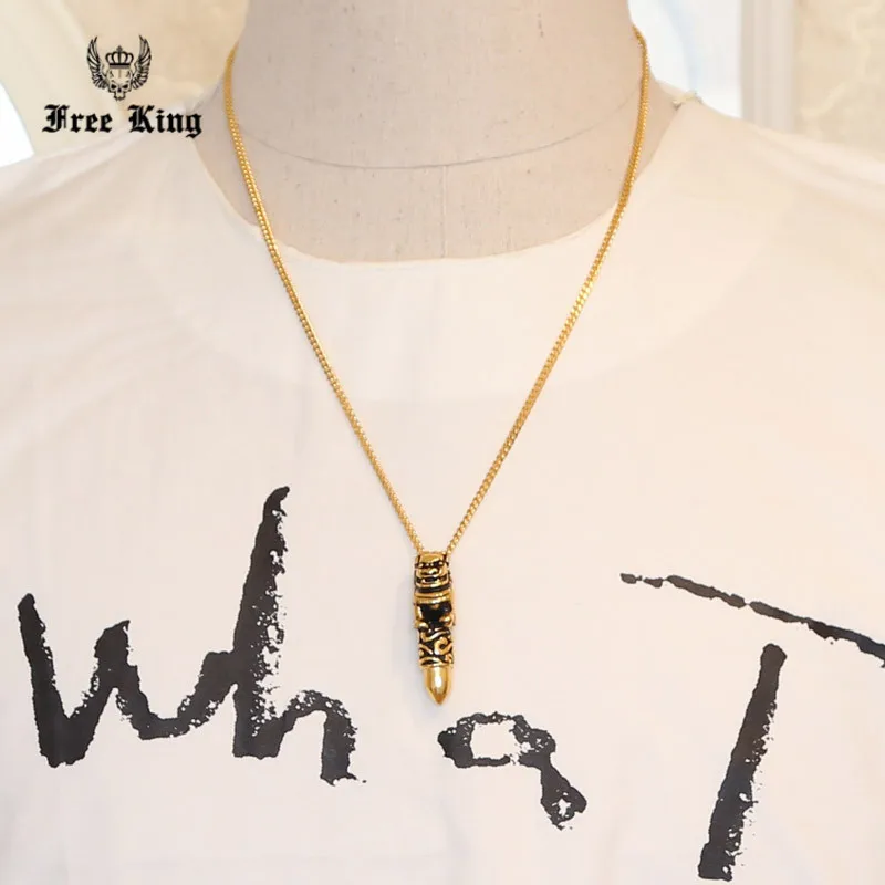 Мужская нержавеющей стали черного золота брюки-хранители лев тотем пуля