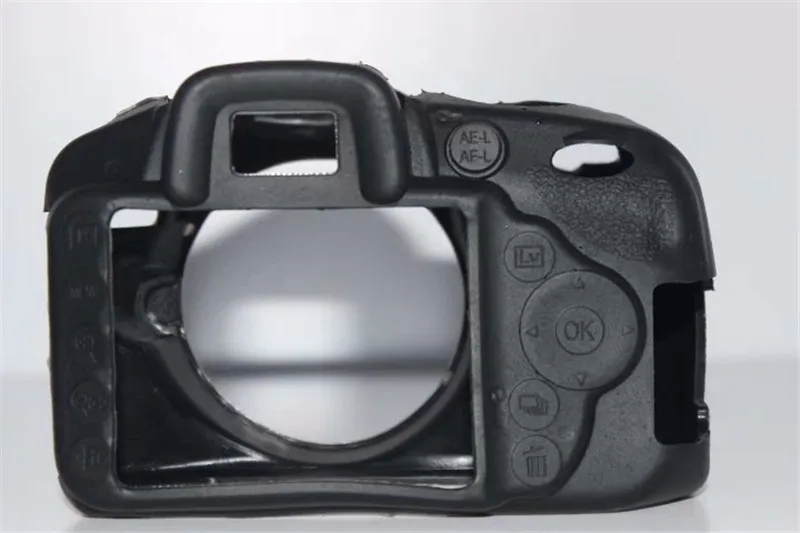 Мягкий силиконовый резиновый защитный корпус для камеры чехол сумка Nikon D3100 D3200