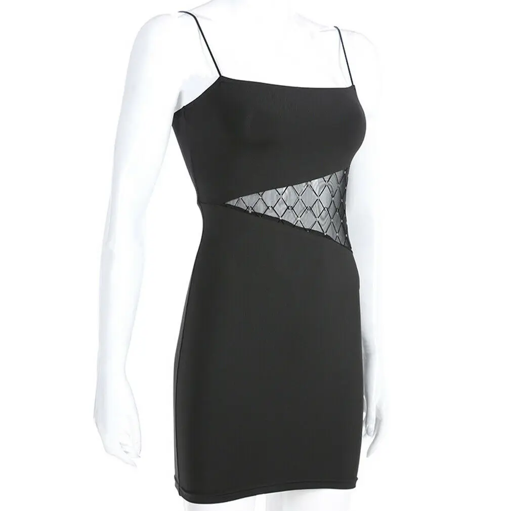 Новые женские летние сексуальные модные мини платья из хлопка без рукавов