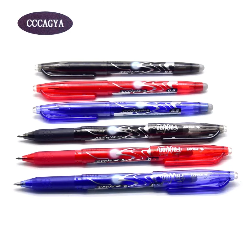 CCCAGYA Japan Pilot Pen LFB 20EF стираемая ручка красного цвета. Черный. Синие заправки 0 5 мм