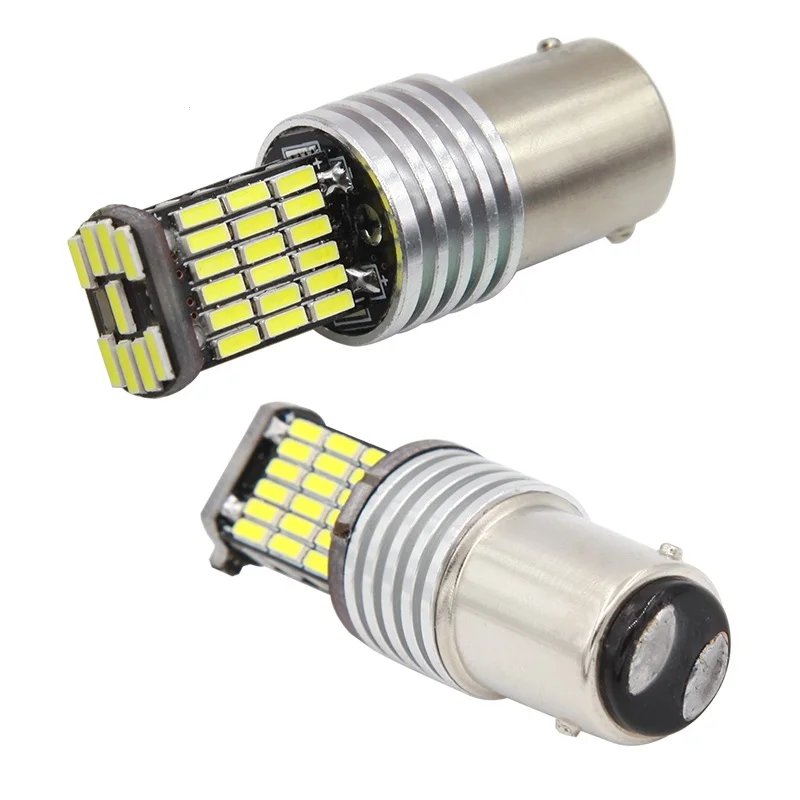 Автомобильный Стайлинг 18X1157 BAy15D S25 3020 led 4014 45 SMD Led 1016 7528 двойной контакт высокое автоматический поворот остановка тормозов задний габаритного фонаря