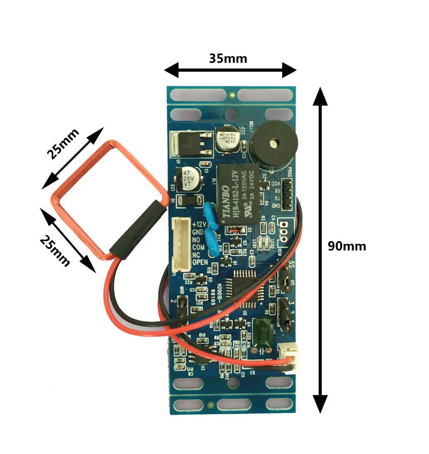 RFID EM/ID встроенный контроль доступа к двери домофон контроля лифт управления с 2 шт