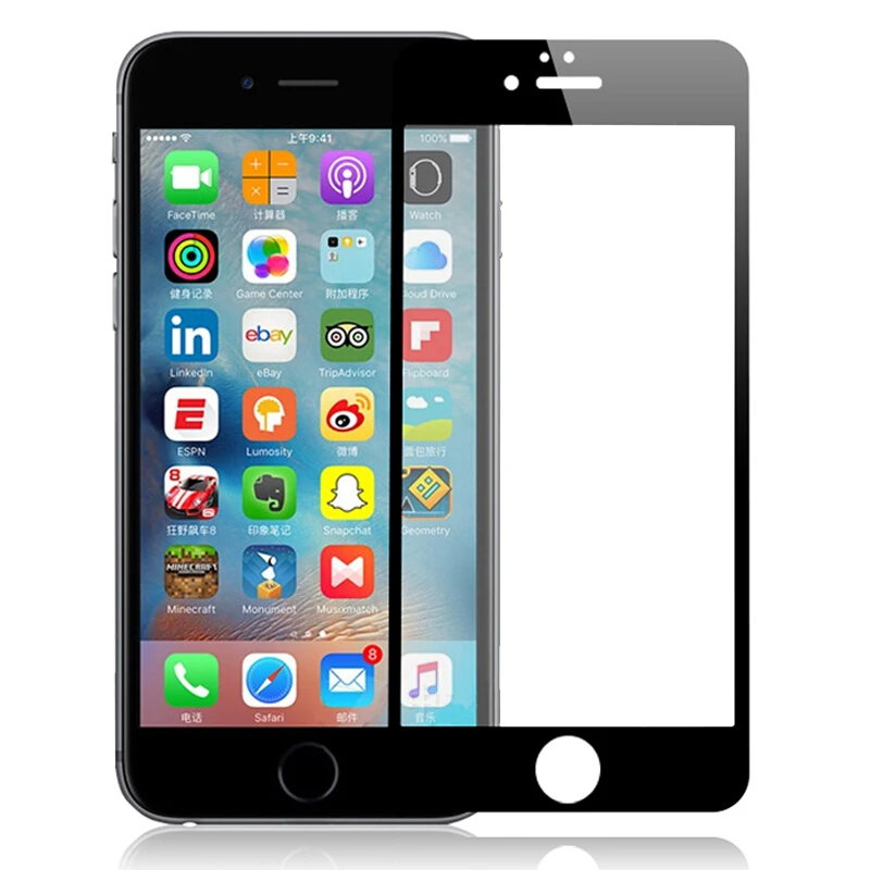 Закаленное Стекло Класс качество для IPhone 5 6 7 8 s плюс Экран протектор Плёнки