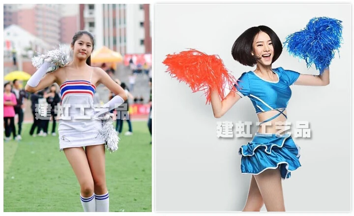 Бесплатная доставка Розовые принадлежности черлидеров взял мяч Цветок