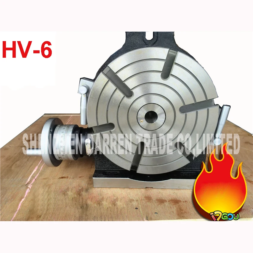 HV 6 вертикальный и горизонтальный роторный рабочий стол/150 мм Dia Mill & Drill Machine