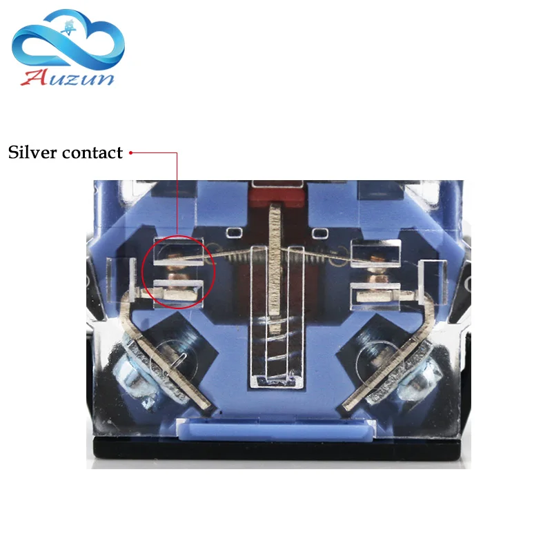 WZAUDQ LA38-11ZS 22 мм Грибная головка переключатель кнопки блокировки алюминиевая