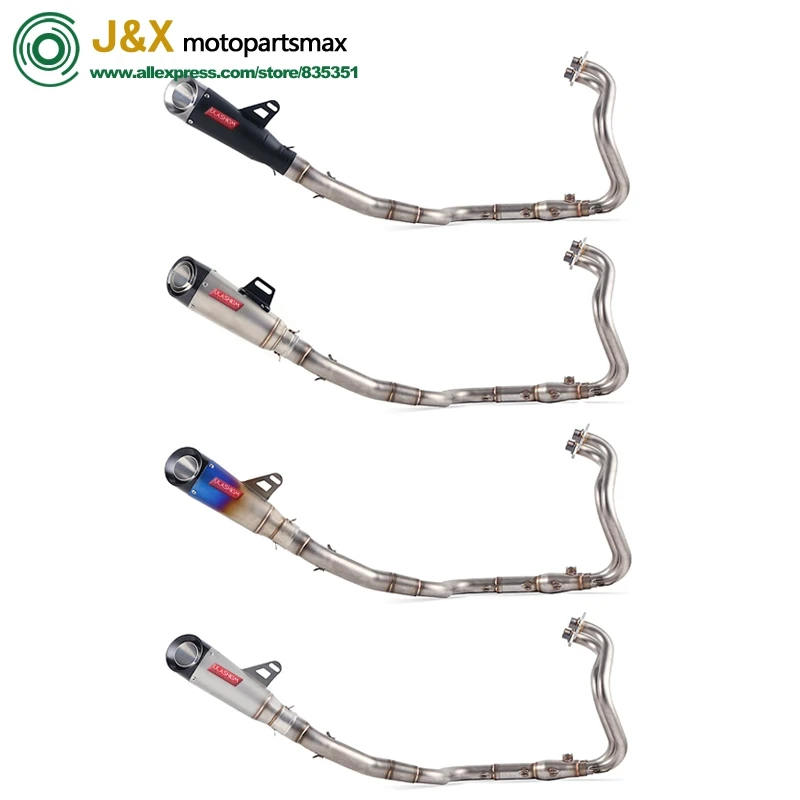 

Motorcycle Exhaust Full System Middle Conector Middle Pipe FOR Ninja250 Ninja300 Without Exhaust Slip On
