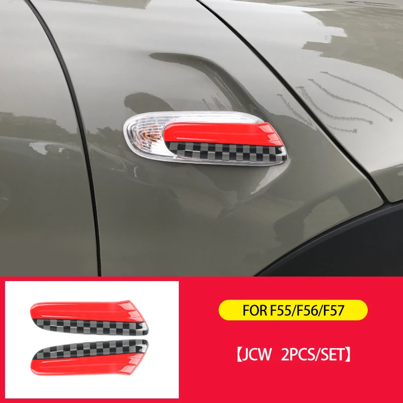 Автомобильный стикер Union Jack, накладка на крыло, декоративный чехол для Mini Cooper Clubman F54 F55 F56 F57, аксессуары для стайлинга автомобилей - Название цвета: JCW F55 F56 F57