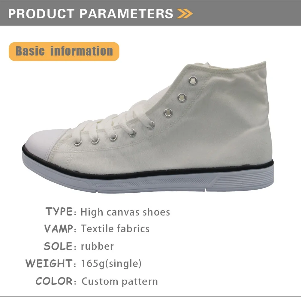 

WHEREISART Women's Vulcanize Shoes Cute Sloth Animal Print High Top Casual Canvas Shoes Female Students Flats Walking Sneakers