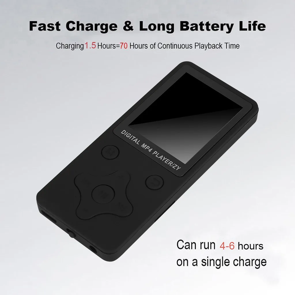 OMESHIN MP3 плеер с Bluetooth 4,2 1,8 экраном сенсорные клавиши fm-радио Мини Спортивный MP3 музыкальный плеер портативный металлический Walkman C0529#2