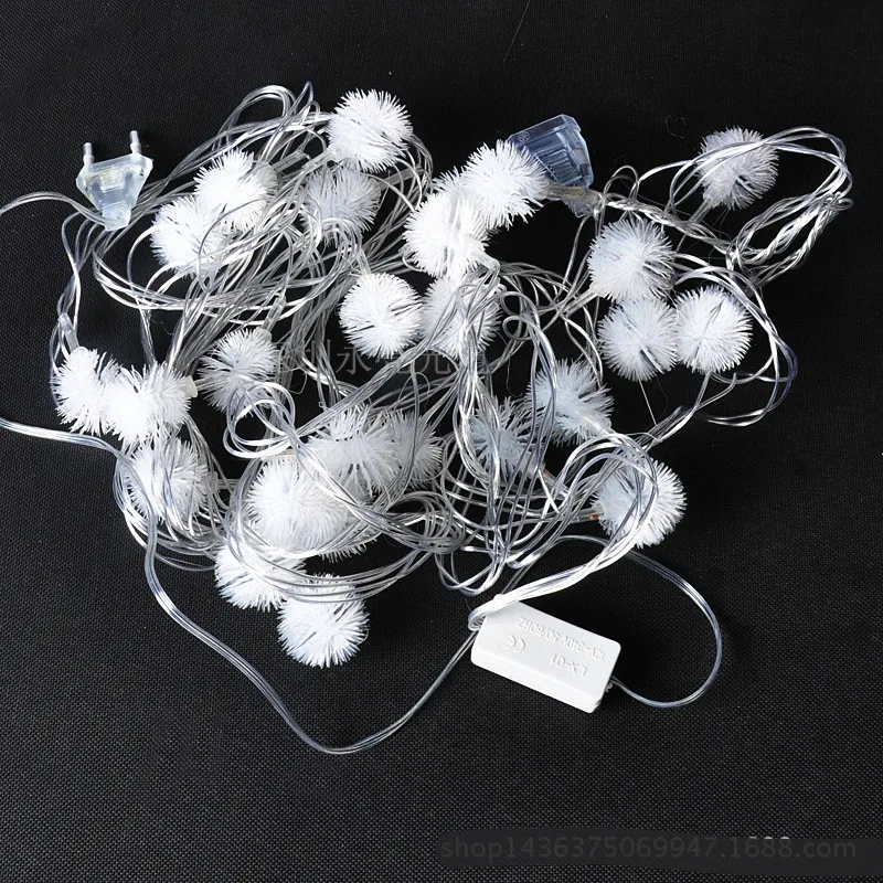 Оригинальные светодиодные фонари 5 м 28 серия гирлянда для снежного шара на