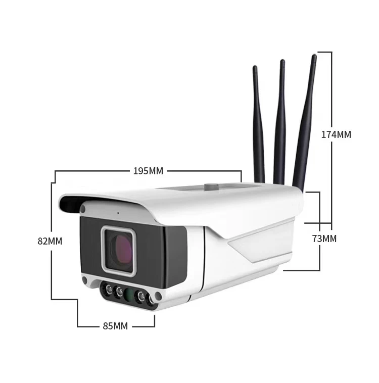Наружная Водонепроницаемая цилиндрическая IP камера 3MP HD 1080P с точкой