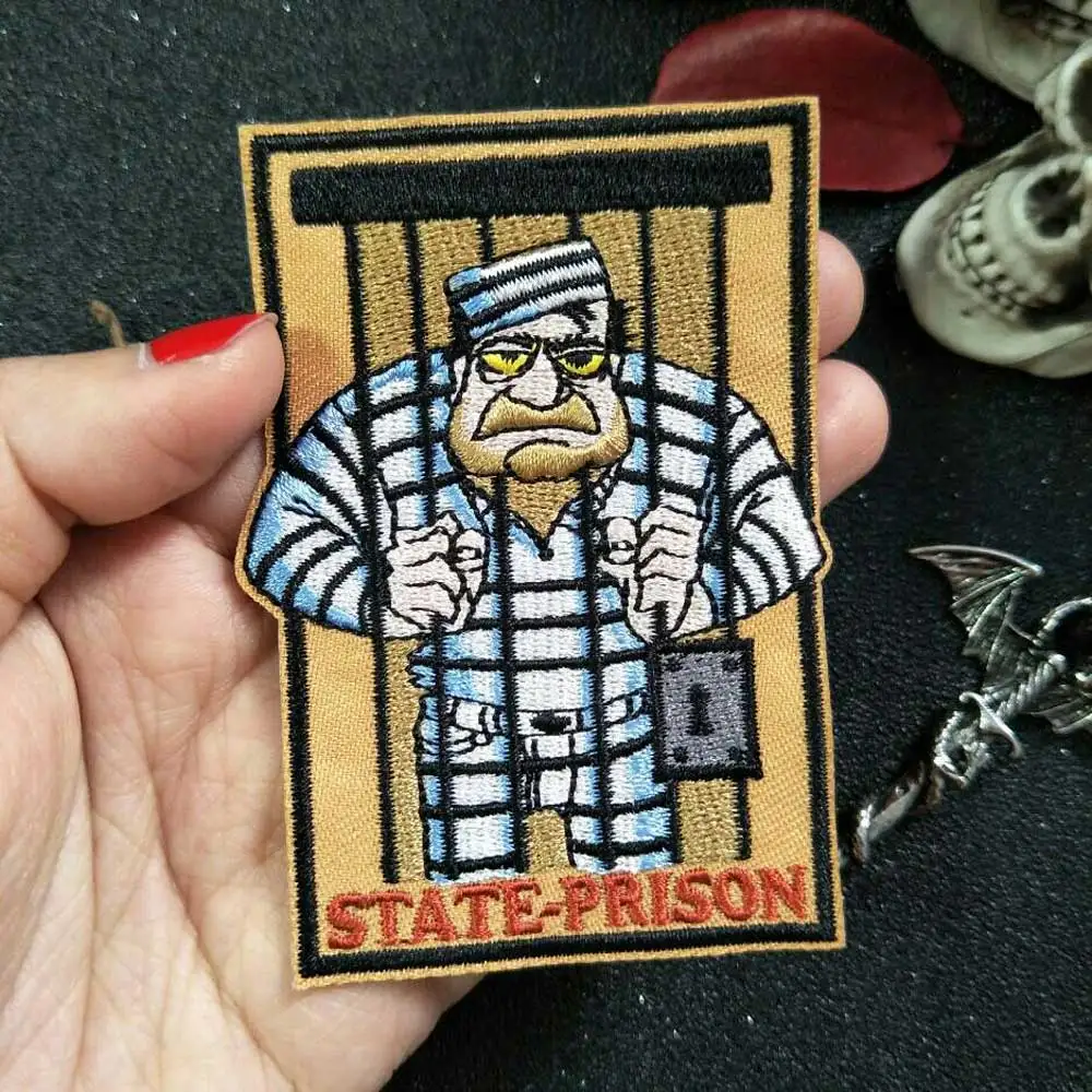 Патчи для одежды в стиле государственной тюрьмы|iron on patch embroidered|patch iron oniron patches |