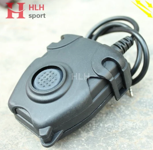Тактический Zt/элемент Peltor Ptt для Motolora 1 Pin Kenwood 2 Talkabout Radio Talkie переключатель военный