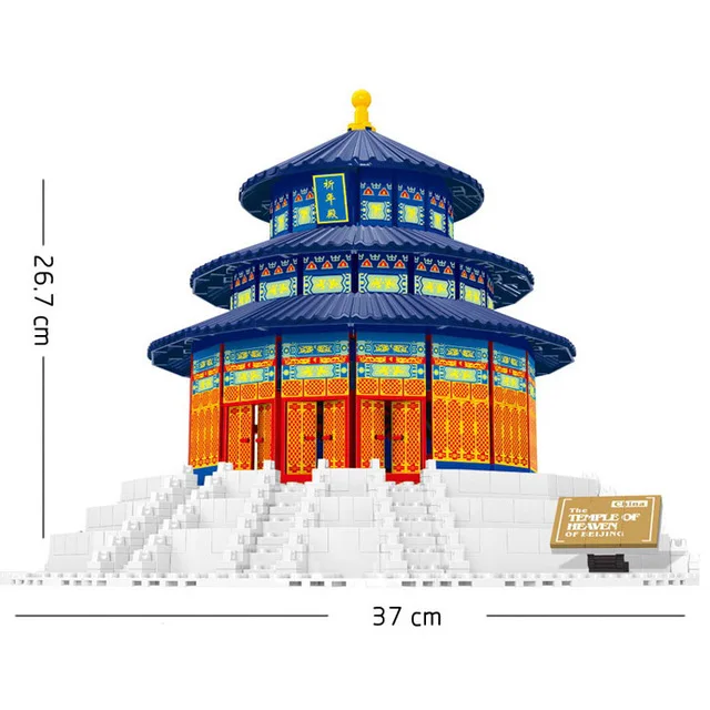 8020 no box Wange World Great architecture большой набор строительных блоков город Лондон Париж Нью-Йорк игрушки кирпич совместимый Тадж-Махал - Цвет: 8020 no box