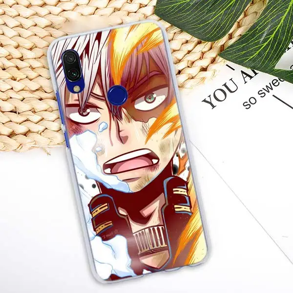 03 Чехол-накладка Boku no My Hero Academy для Xiaomi Redmi Note 7 Pro 7 6 5 Plus 5A 6A 4X S2 GO Pocophone F1 чехол для телефона Coque - Цвет: 03
