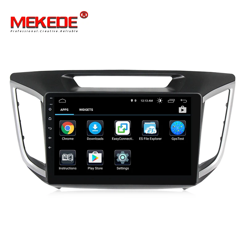 10 1 дюймов четырехъядерный Android 8 автомобильный dvd плеер gps навигация для hyundai Creta ix25