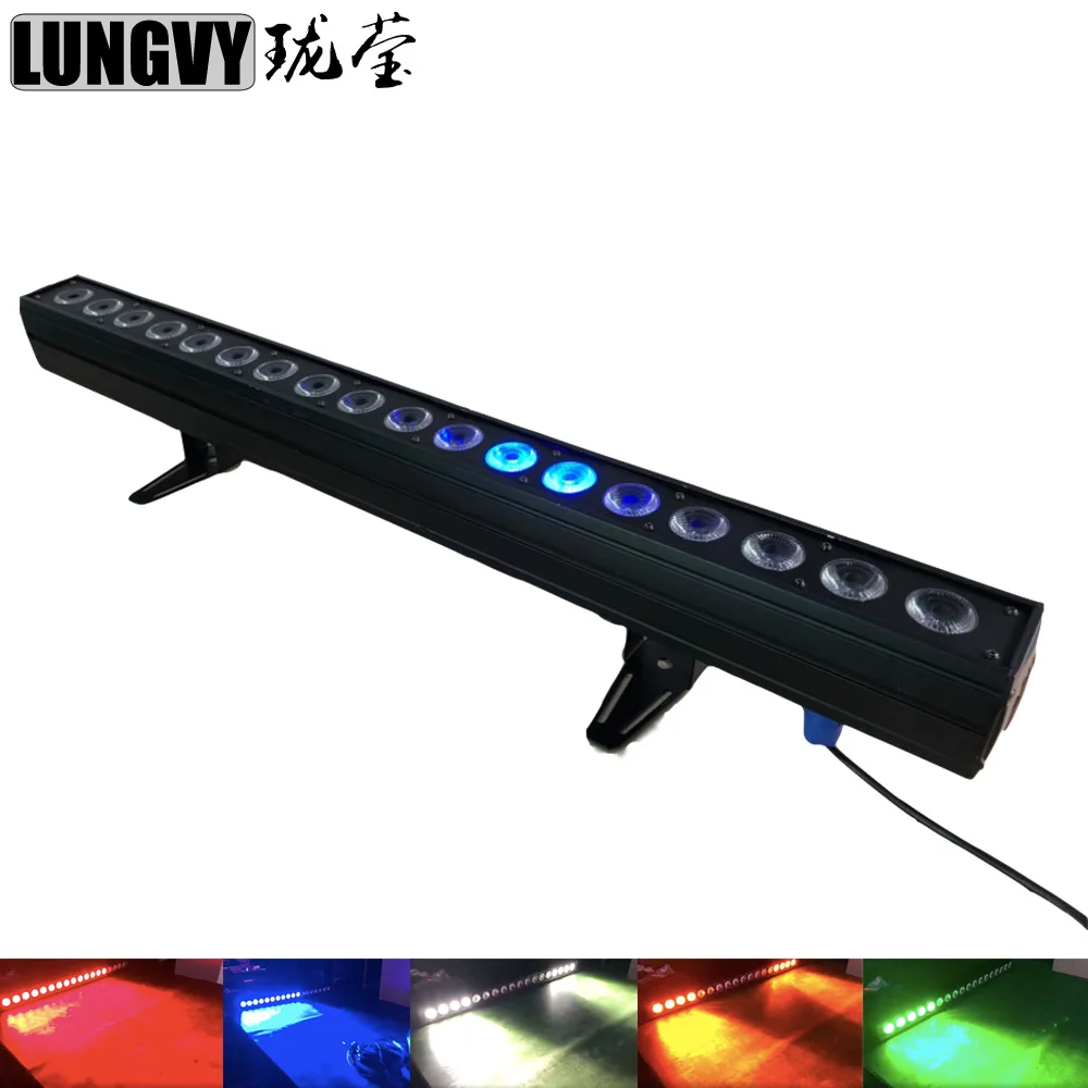 

18X15W RGBWA 5IN1 Wall Washer Led Bar Dj light Led Dmx Bar Individual Control Pixel Stage Light Dj Bar Light