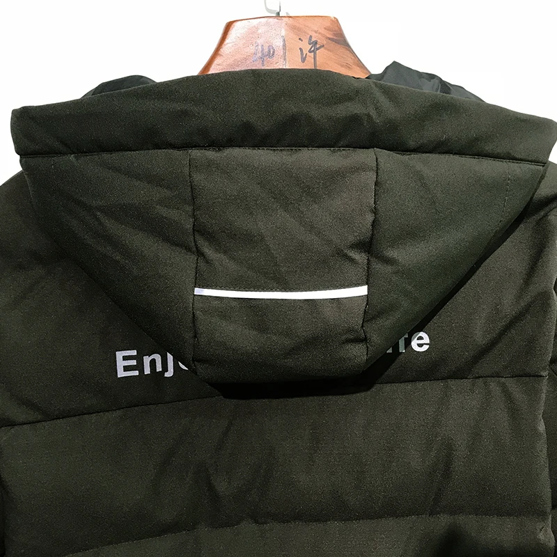 Большие размеры 8XL 7XL 6XL 5XL зимние Новые Длинные парки для куртки с капюшоном Брендовые повседневные мужские теплые пальто с хлопковой подкладкой