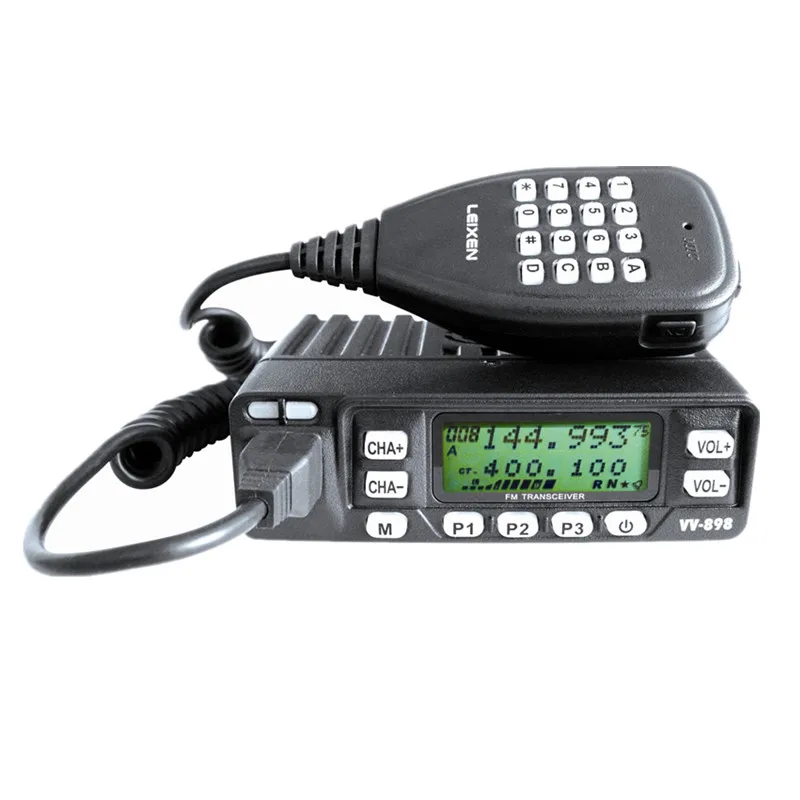 Car Radio LEIXEN VV-898 Car Radio Two Way Radio 10W UHF/VHF Ham Radio  Mobile Transceiver Woki Toki