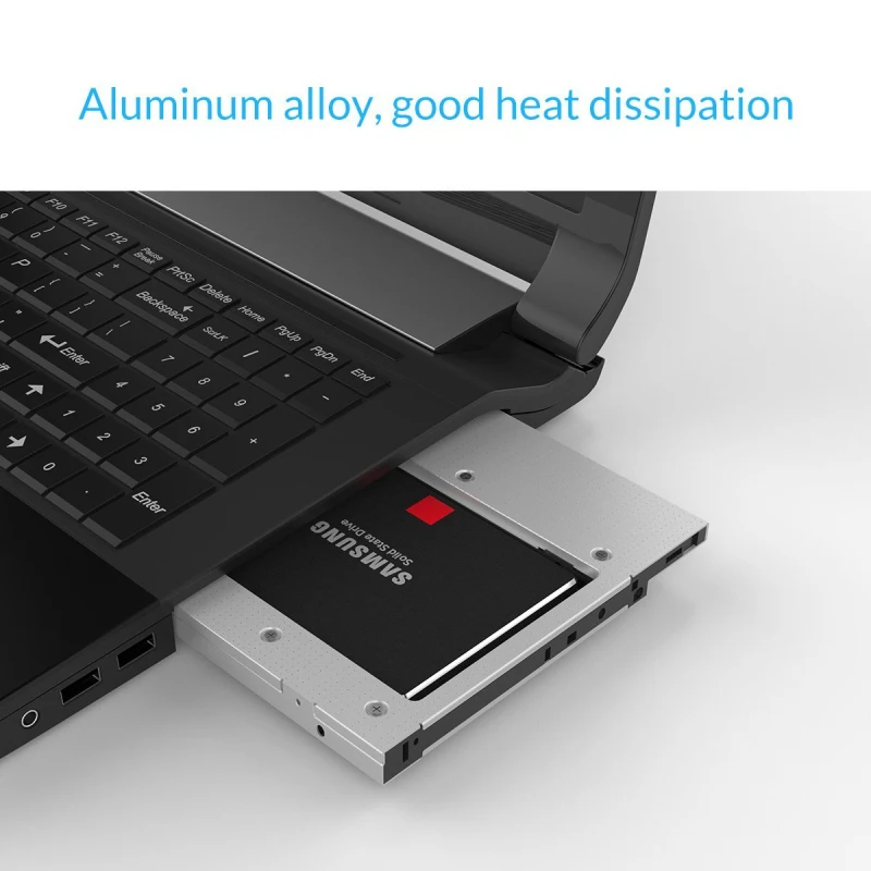 ORICO Алюминий SATA 3 0 2 5 дюймов жесткий диск HDD SSD Caddy Дело лоток для lenovo Asus hp Dell ACER