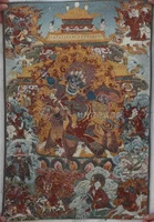 chinese boutique collection the thangka embroidery mahakala diagram