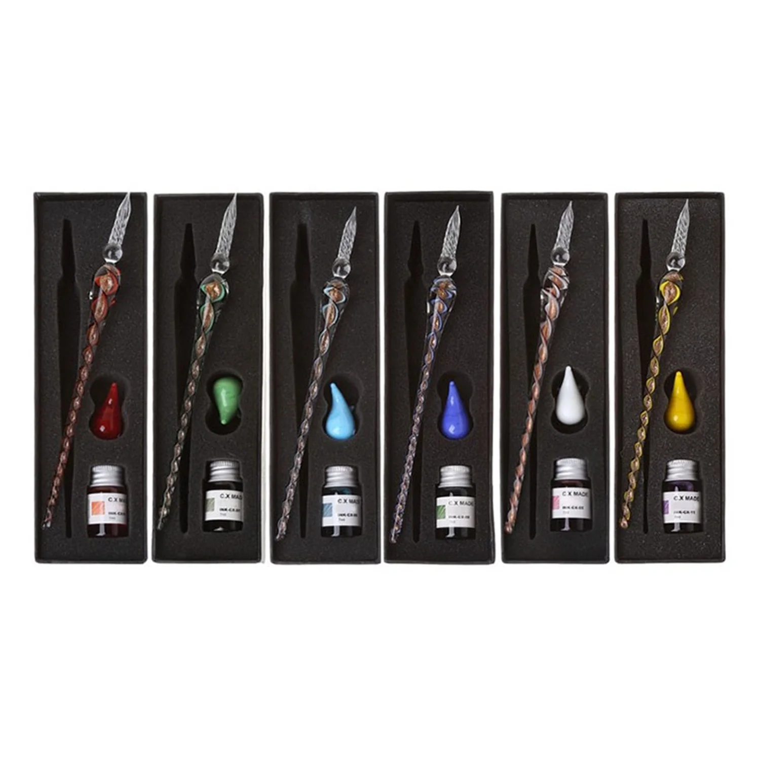 1 шт. винтажная ручная работа художественная элегантная ручка с кристаллами