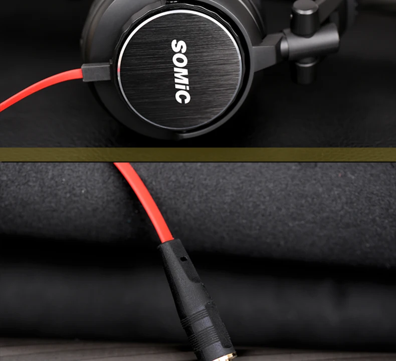 Somic MM185 DJ наушники с глубоким басом, hifi наушники, наушники с разъемом 3,5 мм, музыкальная гарнитура для компьютера, ПК, телефона, mp3
