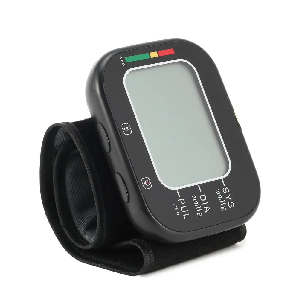 JS W01 ЖК цифровой измеритель артериального давления запястье BP домашний Пульс