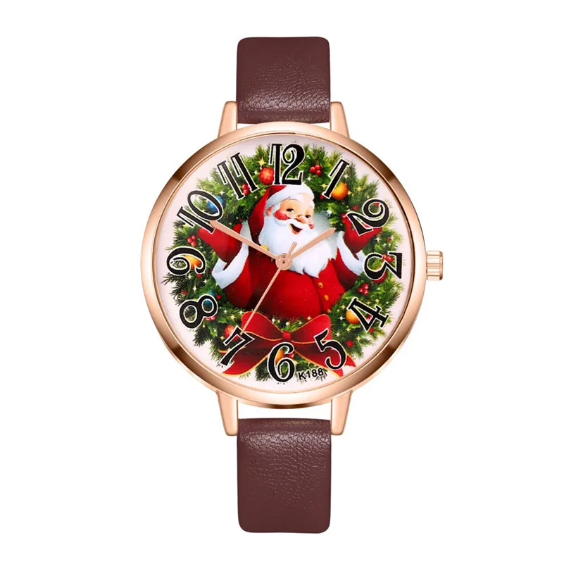 Quartz Wristwatches Модные часы для женщин Рождество Санта Клаус Высокое качество Женские кварцевые наручные часы zegarek damski relojes para mujer 4FN - Цвет: Quartz Wristwatches