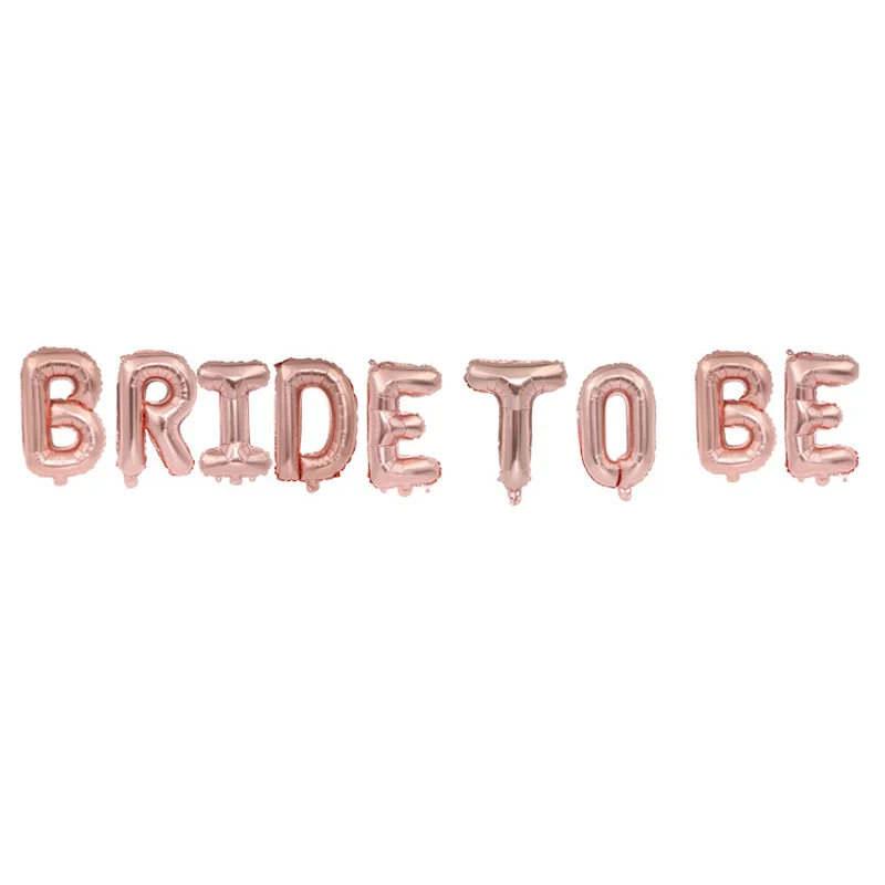 16 дюймовые буквы BRIDE TO BE свадебные украшения ремесла мальчивечерние декоративные