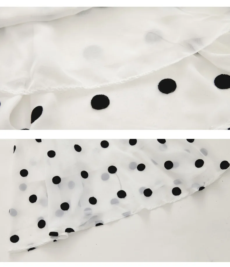 Sleeveless Princess Dress Girl Dot White Holiday Beach Dresses Clothing Backless Chiffon Summer Children Teen For Girls | Детская одежда