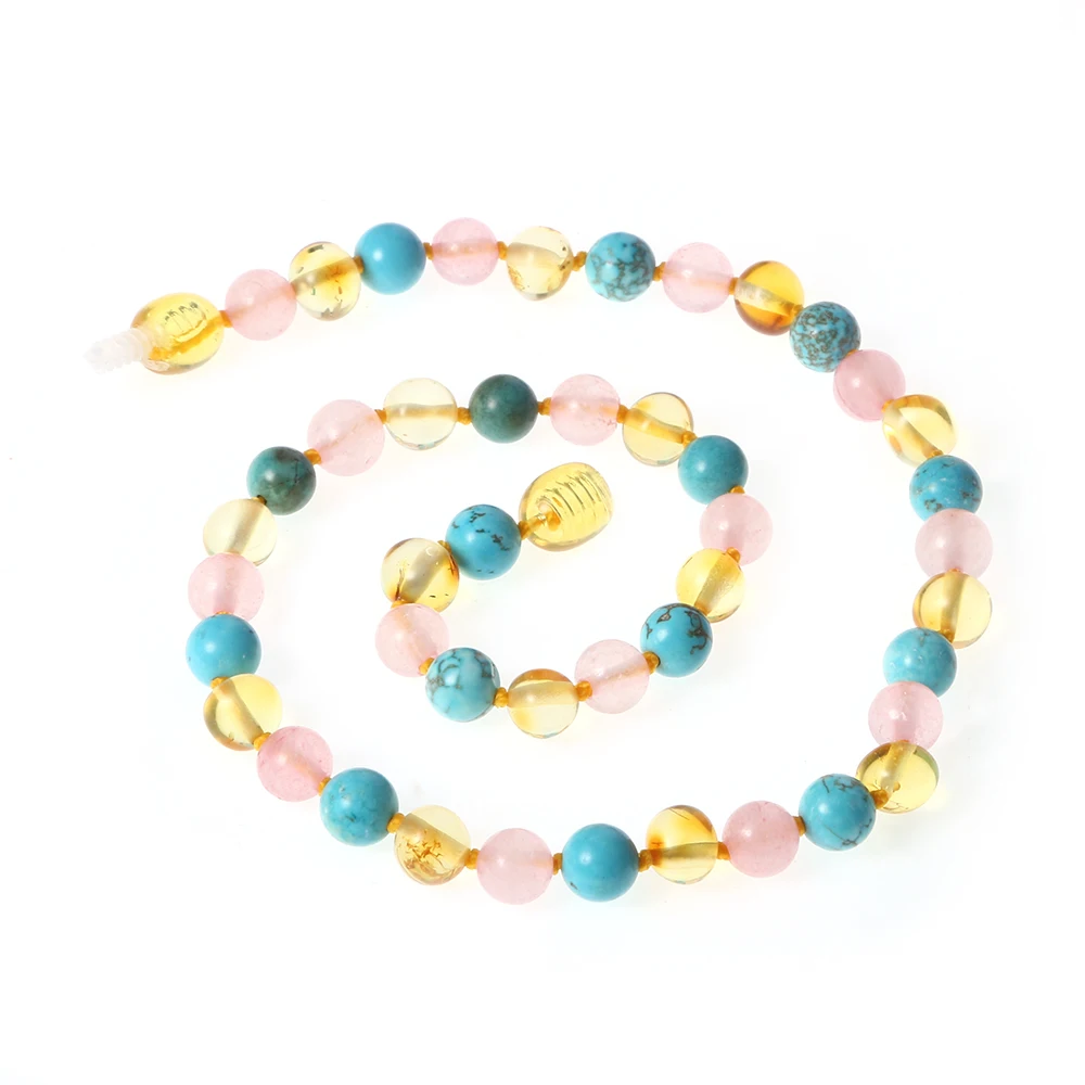 HAOHUPO 16 Новый янтарный браслет/ожерелье для мамы Балтийская Янтарная бусина