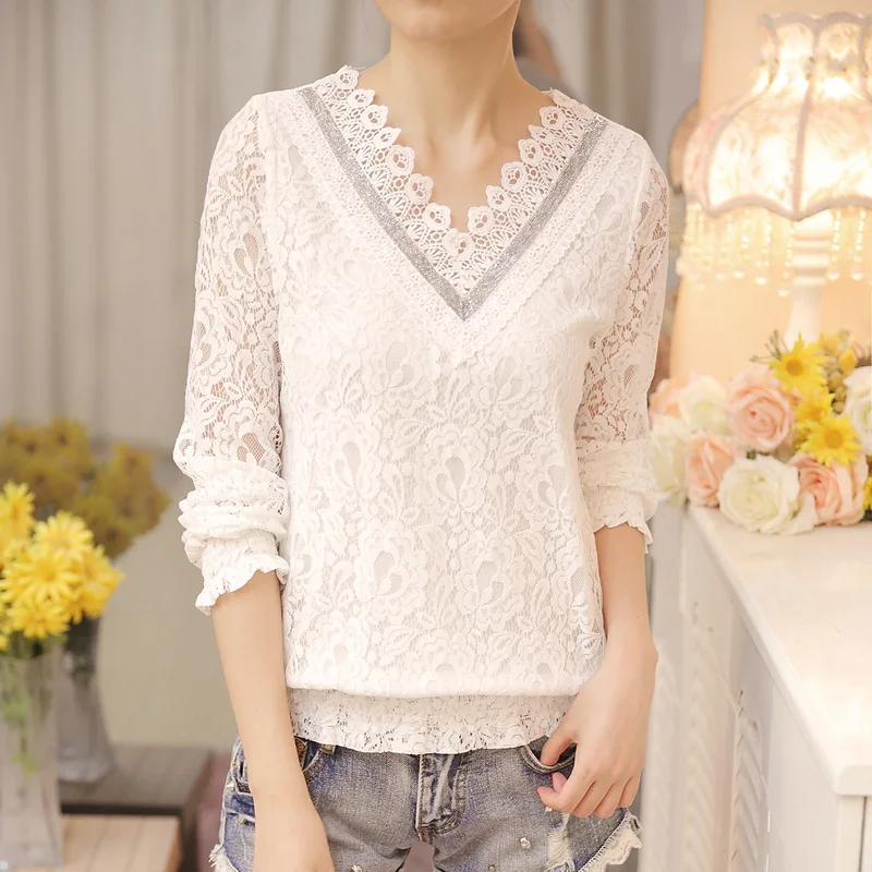женские офисные хлопковая рубашка Blusas 2018 осень Для женщин Топ с длинным рукавом